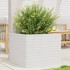 Jardinera de madera maciza de pino blanco 60x60x45,5