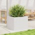 Jardinera de madera maciza de pino blanco 60x60x45,5