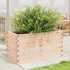 Jardinera de madera maciza de pino 90x40x45,5