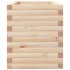 Jardinera de madera maciza de pino 90x40x45,5