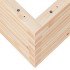 Jardinera de madera maciza de pino 90x40x45,5