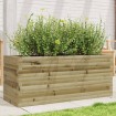Jardinera de madera de pino impregnada 110x40x45,5 cm