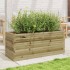 Jardinera de madera de pino impregnada 110x40x45,5