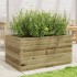 Jardinera de madera de pino impregnada 90x60x45,5
