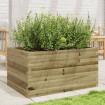 Jardinera de madera de pino impregnada 90x60x45,5 cm