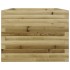 Jardinera de madera de pino impregnada 90x60x45,5