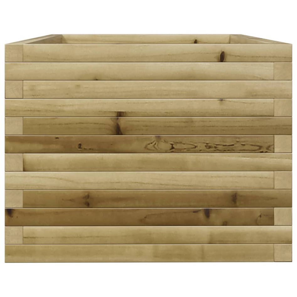 Jardinera de madera de pino impregnada 90x60x45,5