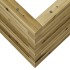 Jardinera de madera de pino impregnada 90x60x45,5