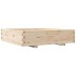 Jardinera madera maciza de pino 100x100x26,5