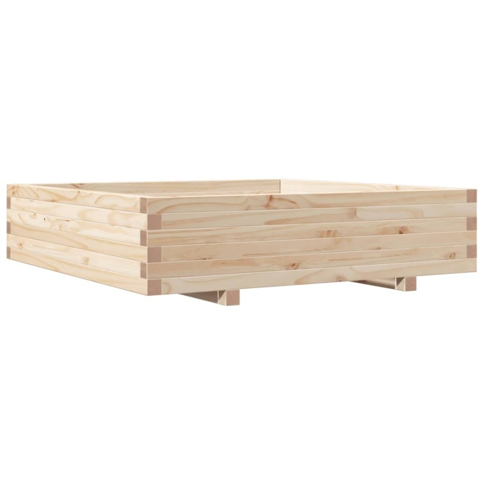 Jardinera madera maciza de pino 100x100x26,5