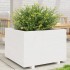 Jardinera madera maciza de pino blanco 70x70x49,5