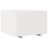 Jardinera madera maciza de pino blanco 70x70x49,5