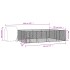 Perrera de exterior con toldo acero galvanizado plata