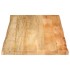 Tablero de mesa borde natural madera maciza mango 110x60x2,5