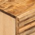 Mesitas de noche 2 uds madera maciza mango rugosa 40x34x46