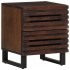 Mesitas de noche 2 uds madera maciza de mango 40x34x46