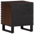 Mesitas de noche 2 uds madera maciza de mango 40x34x46