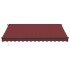 Toldo retráctil manual color burdeos 400x350