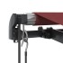Toldo retráctil automático burdeos 450x350