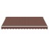 Toldo retráctil manual marrón 400x300
