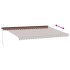 Toldo retráctil manual marrón 500x300