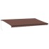 Toldo retráctil manual marrón 600x300