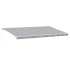 Toldo retráctil manual gris antracita y blanco 600x300