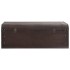 Cofre con pestillos contrachapada marrón 110x50x39,5