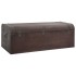 Cofre con pestillos contrachapada marrón 110x50x39,5