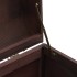 Cofre con pestillos contrachapada marrón 110x50x39,5