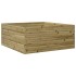 Jardinera de madera de pino impregnada 110x110x46