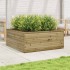 Jardinera de madera de pino impregnada 110x110x46