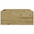 Jardinera de madera de pino impregnada 110x110x46