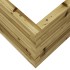 Jardinera de madera de pino impregnada 110x110x46