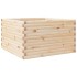 Jardinera de madera maciza de pino 80x80x46