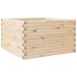 Jardinera de madera maciza de pino 80x80x46
