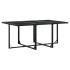 Set de comedor de jardín 7 pzas y cojines ratán sintético