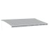 Toldo retráctil manual gris antracita y blanco 600x350