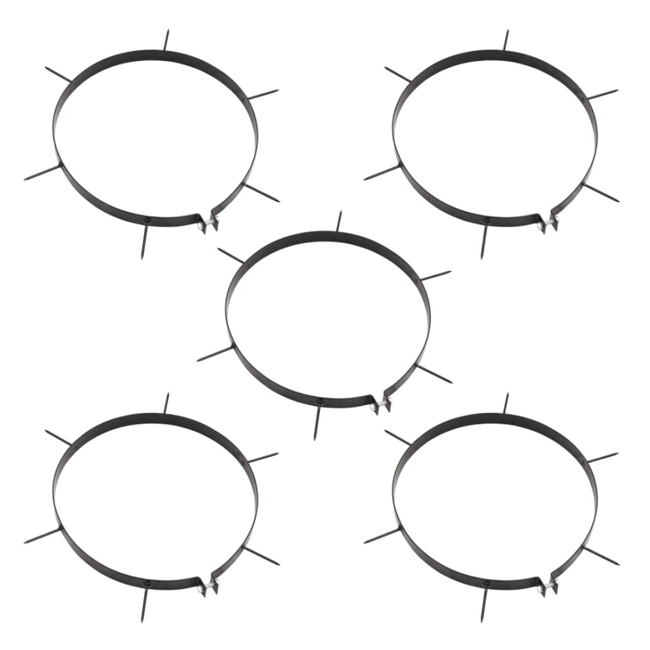 Rodillo de césped abrazaderas aireadoras hierro y acero 63