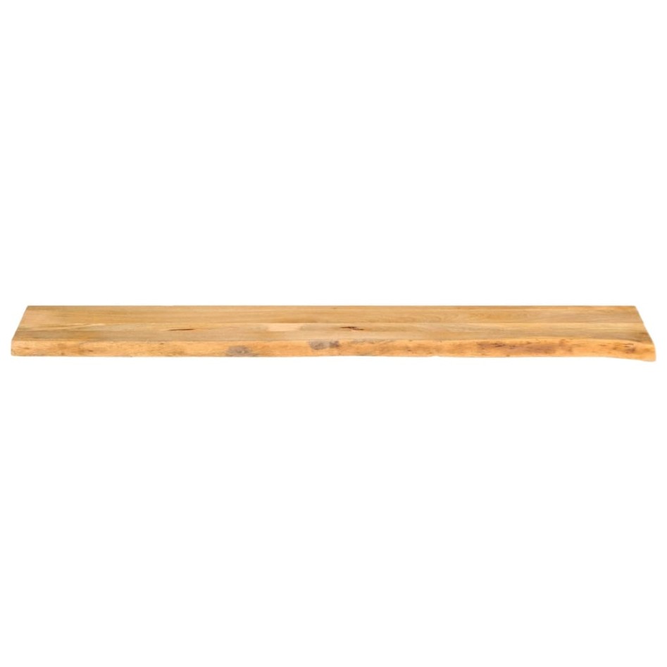 Tablero de mesa borde natural madera maciza mango 180x30x2,5