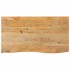 Tablero de mesa borde natural madera maciza mango 100x60x2,5