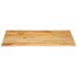 Tablero de mesa borde natural madera maciza mango 100x60x2,5