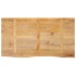 Tablero de mesa borde natural madera maciza mango 100x60x2,5