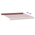 Toldo retráctil manual burdeos 450x300