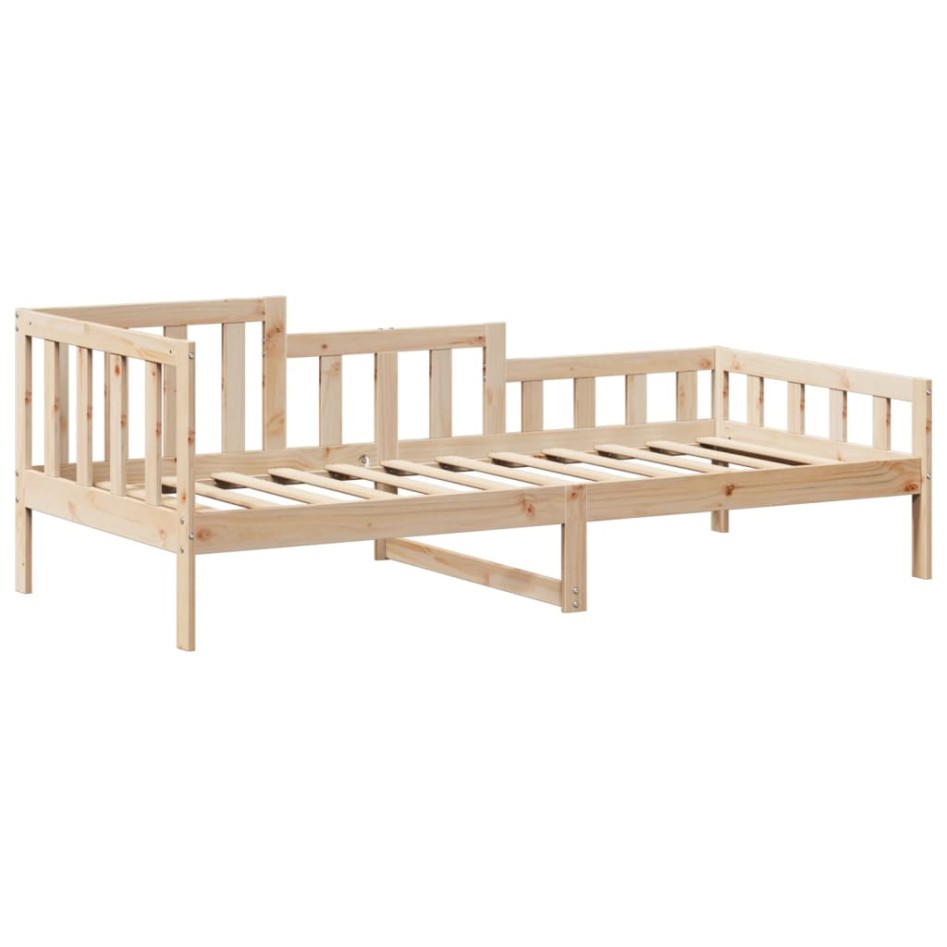 Sofá cama con techo madera maciza de pino 90x200