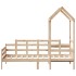Sofá cama con techo madera maciza de pino 90x200