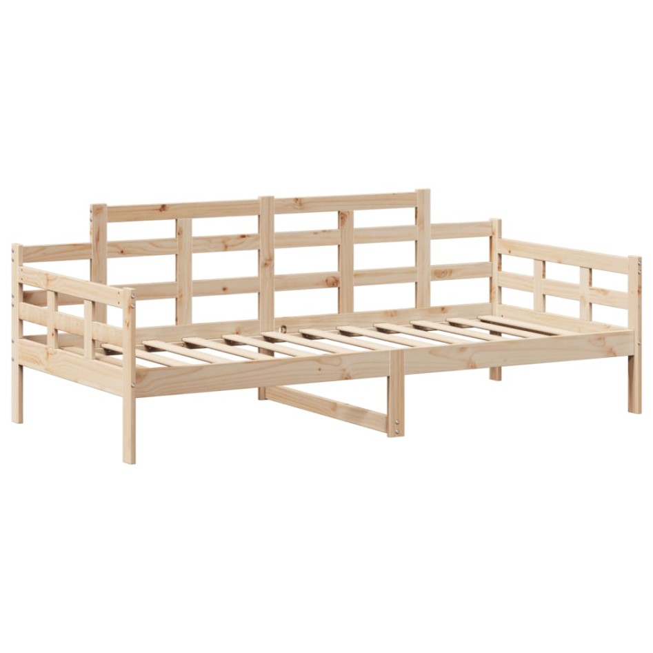 Sofá cama con techo madera maciza de pino 90x200