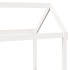 Set de sofá cama con banco y techo madera pino blanco 80x200