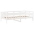 Sofá cama madera maciza de pino blanco 80x200