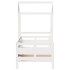 Sofá cama madera maciza de pino blanco 80x200